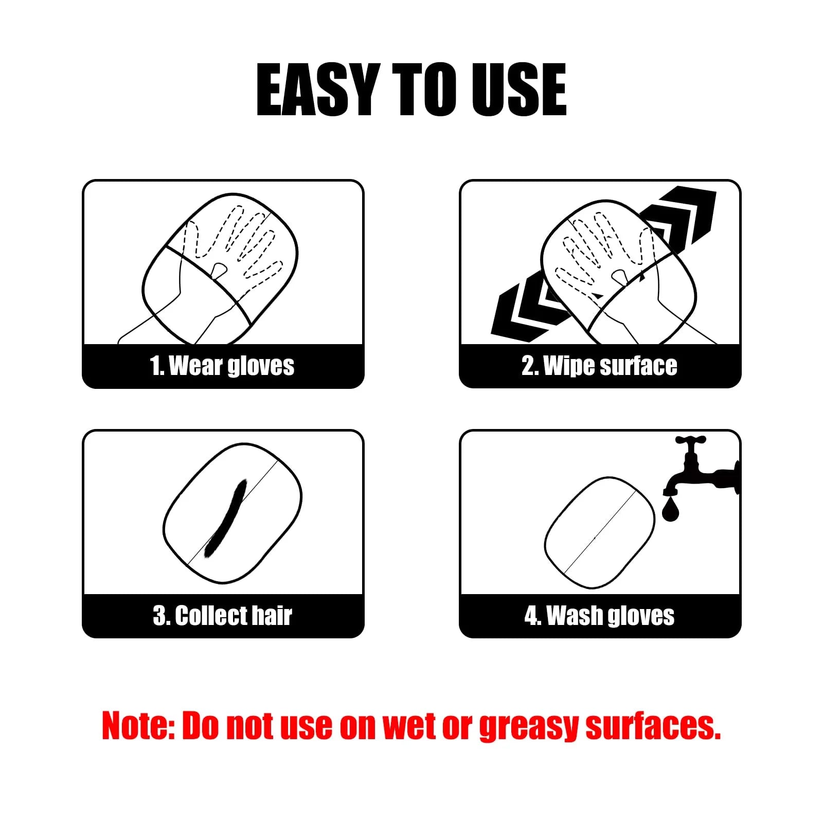 MAGIC GLOVE: GUANTE QUITA PELOS