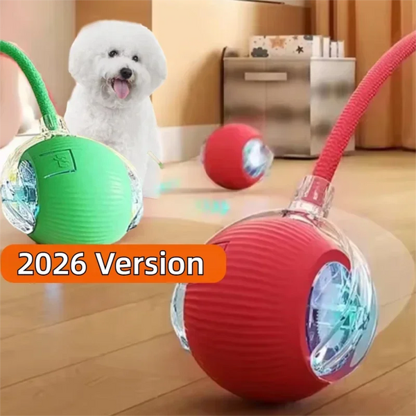 Automatic Interactive Dog Ball – Rechargeable Smart Rolling Toy for Puppies & Dogs